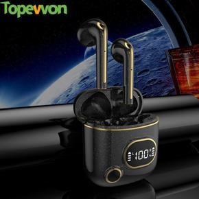 Topewon TWS Earbuds Bluetooth 5.2 HiFi Stereo Wireless Headphones LED Display Touch Earphone Sports Noise Cancelling Headset