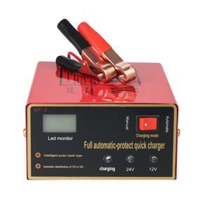 12V/24V Intelligent Automatic LED Charger Pulse Repair Type Maintainer for Lead Acid Ba-tte-ry and Lithium Ba-tte-ry 140W AC110V