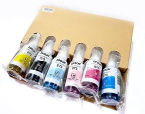 Epson 673 Ink Bottle Full Set for L800/805/1800/855