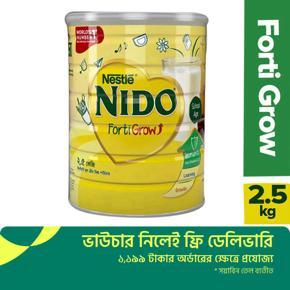 NIDO FortiGrow Milk Powder Tin - 2.5kg