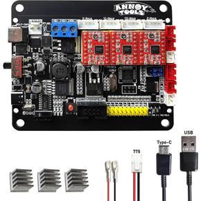 ARELENE GRBL CNC Controller Control Board,3-Axis Stepper Motor Connect to 300W Spindle USB Driver Board for CNC and Engraving