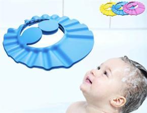 Safe Shampoo Shower Bathing Bath Protect Soft Cap Hat For Baby