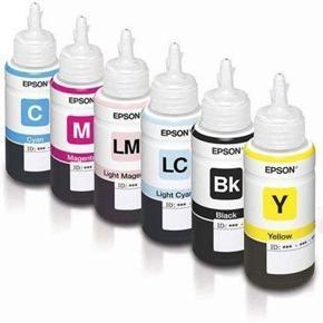 Refill Ink for L805 Ink Tank Printer - 6 Colors - Each Bottle Multi Color Ink (Black, Cyan, Magenta, Yellow,Light Cyan,Light Magenta)