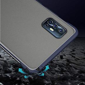 VIVO V19 Frameless Clear Matte Back Cover - Without Ring