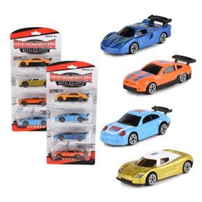 Mini Alloy Sliding Car Model Toys Pull Back Sports Car For Children (4PCS/Set)