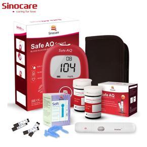 +50 Strip Sinocare Safe AQ Smart Glucometer Blood Glucose / Suger Test Meter Diabetes Test Machine Blood Glucose Monitoring System