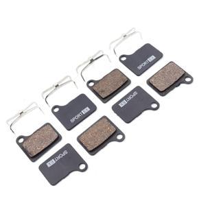 ARELENE 4 Pairs Bicycle Disc Brake Pads for SHIMANO DEORE LX M550,M555,C900/C901,Nexave Caliper,Resin Sport EX