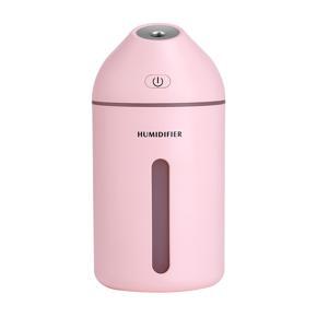 Portable Ultrasonic Humidifier 320ML USB Power Air Diffuser With Romantic Warm Night Lamp for Auto Household