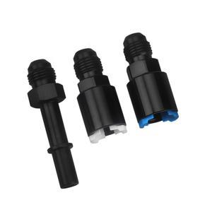 6AN AN6 Fuel Adapter Fitting to 5/16 GM Quick Connect LS W/Clip Female BLACK