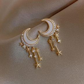Tassel Moon Star Earrings for Women