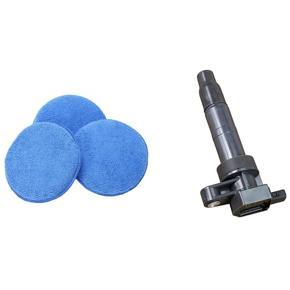 BRADOO- 3 Pcs Microfibre Foam Sponge Polish Wax Pads & 1 Pcs for 2005-2015 Hyundai Kia 2.4L 3.3L 3.5L 3.8L V6 Ignition Coil