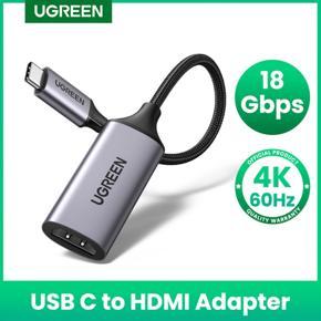 Ugreen USB C HDMI Cable Type C to HDMI Thunderbolt 3 Adapter for MacBook Samsung Galaxy S10/S9 Huawei Mate 20 P20 Pro USB-C HDMI