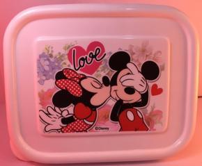 Plastic Lunch Box Pooh Minnie Mouse