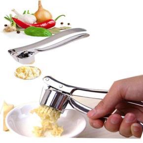 Stainless Steel Pressure Garlic Piller,Grater - 1 Piece Silver Color