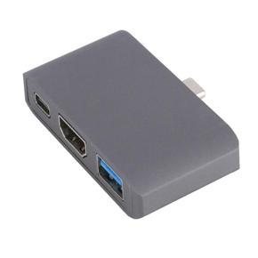 3 Ports USB C Adapter Hub to HDMI 4K Dex Mode For Samsung S8/9 Nintend Switch - grey