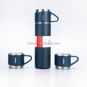 Stainless Steel Thermo 500ml/16.9oz Vacuum Insulated Bottle with Cup for Coffee Hot drink and Cold drink water flask.