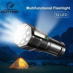 Outtobe Flas-hlight Mini Flas-hlight Bright LED Flas-hlight Waterproof Flas-hlight Outdoor Focusing Torchlight Portable Home Emergency Lamp