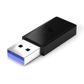 USB 3.0 Male to USB 3.1 Type C Female Data Converter USB 3.0 to USB-C Female Adapter Port for Laptop ph-one Black