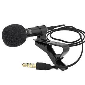 Microphone Condenser Clip-on Lapel Lavalier Mic Wire For Phone Hand-free