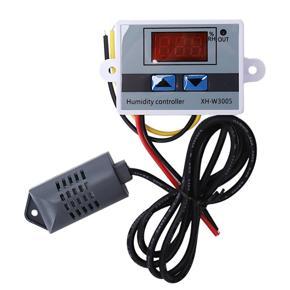 Digital Humidity Controller Hygrometer Humidity Control Switch 0~99%Rh Hygrostat With Humidity Sensor DC12V