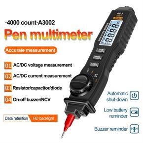 ANENG A3002 Digital Multimeter Pen Type 4000 Counts Continuity Tester