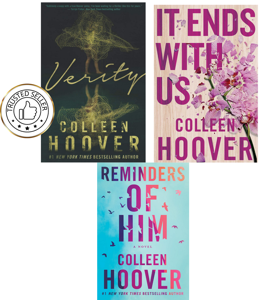 Colleen Hoover 3 Books Collection Set (Verity, Reminders of Him & It Ends with Us)