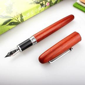 JINHAO 9035 Fountain Pen Wooden Ink Pen Converter Filler Stationery Office School Supplies Writing Pens Gift