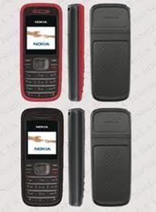 Nokia 1208 - Single Sim - PTA Approved - Black - Renewed