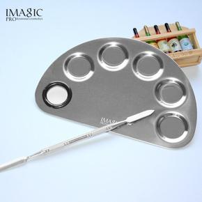 IMAGIC Professional Makeup Palette Beauty Stainless Makeup Nail Eye Shadow Foundation Mixing Palette