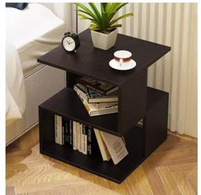 Bed side table with storage - Black Model- BSD04KBN