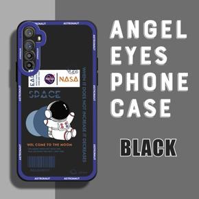 Hontinga for Realme XT/X2/OPPO K5 Back Cover Space Astronaut Case Camera Protection Soft Silicone TPU Phone Cases