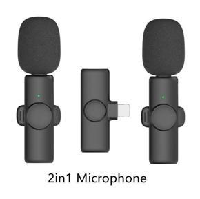 K9 2in1 Dual Wireless Lavalier Microphone