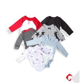 1 Pcs Assorted Pack Full Sleeve Baby Romper Bodysuit Unisex Zero 0 Month- 36 Month Cotton High Quality