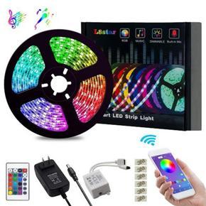 16 Feet RGB LED Strip Light Colour Changing Mood Lighting