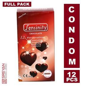 Sensinity - Chocolate Flavored Condom - Single Pack - 12x1=12pcs