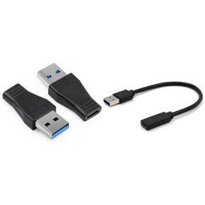 2 Pack USB-C USB 3.1 Type C Female to USB 3.0 A Male Adapter & 1x USB3.1 Type C Female to USB 3.0 A Male Data Adapter