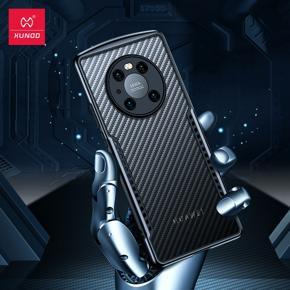 Xundi anti-fall shell is suitable for Huawei mate40epro mobile phone shell high-grade heat dissipation 30pro carbon fiber fine hole