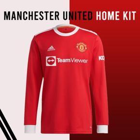 Manchester United Home Football Kit 2021/22 - Red