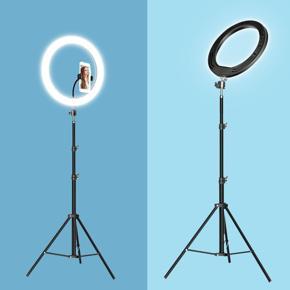 Ring Light Photo Studio Camera Makeup Ring Light Phone Video Live Light Lamp with Tripod for Smartphone Canon Nikon