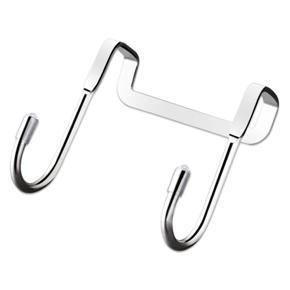 BRADOO Stainless Steel Perforation-Free Cabinet Door Seamless Clothes Hook Door Back Wall Hanging Hook