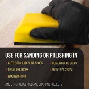 hand sanding block-1 * Hand Sanding Block Pad-yellow