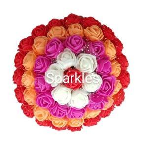 Artificial flower khopa for girls & women - 1 pc