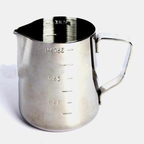 Stainless Steel Frothing Pitcher Mug Measuring Jug Craft Art 550 ml