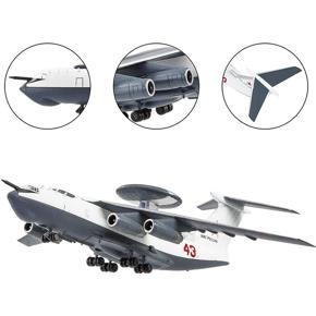 XHHDQES 1/200 A-50 Airborne Early Warning Aircraft Diecast Airplanes Alloy Airplane Model Russian Aircraft Gift Collection Toys