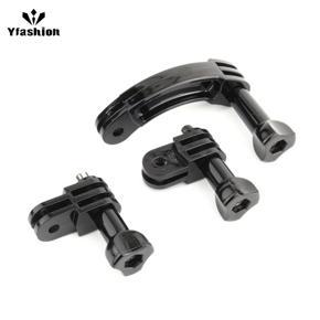 Yfashion For Hero 7 6 5 4 Session 3+ 3 2 1 Camera Helmet d Extension Arm with Rotary Connection Screw Mount Holder Metal Color