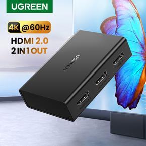 UGREEN 4k 60HZ HDR 1 in 2 out HDMI Splitter Dual simultaneous Display for laptop PS5 Switch