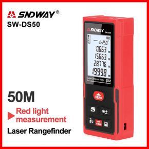 SNDWAY Rangefinder Digital Tilt Function Electronics Tape Distance Ruler Sensor Distance Meter