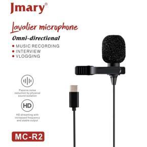 Jmary MC-R2 Type-C Interface Live Broadcast Lapel Microphone 2 Meters