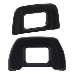 BRADOO- 2 Pcs Black Rubber Wrapped Plastic Eyecup Eyepiece for Nikon, DK-20 & DK-21