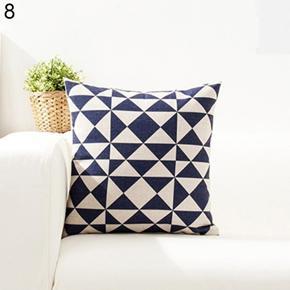 Geometric Animal Print Throw Pillow Case Square Cushion Cover Home Sofa Decor